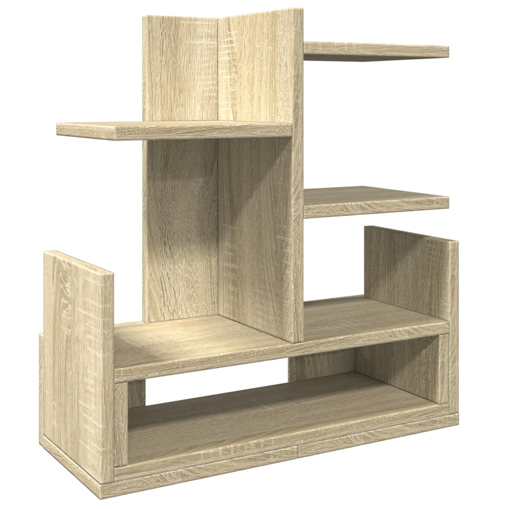 Bureau organiser 49x20x52,5 cm bewerkt hout sonoma eikenkleurig is nu te koop bij PeponiXL, paradijselijk wonen!