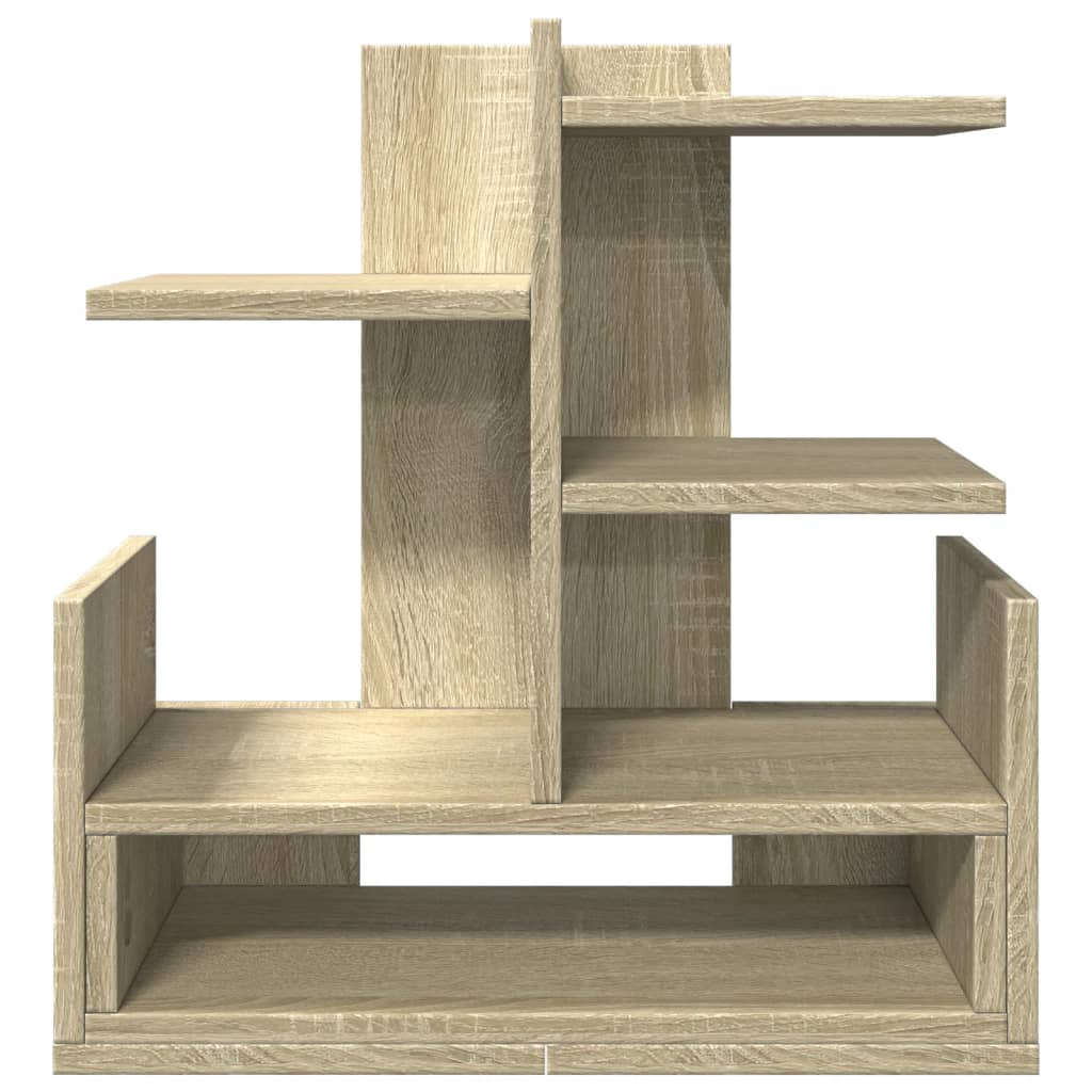 Bureau organiser 49x20x52,5 cm bewerkt hout sonoma eikenkleurig is nu te koop bij PeponiXL, paradijselijk wonen!