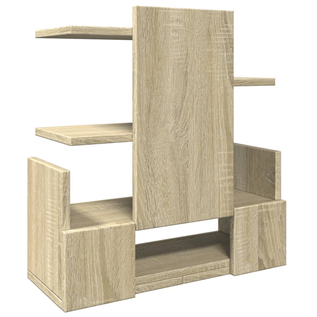 Bureau organiser 49x20x52,5 cm bewerkt hout sonoma eikenkleurig is nu te koop bij PeponiXL, paradijselijk wonen!