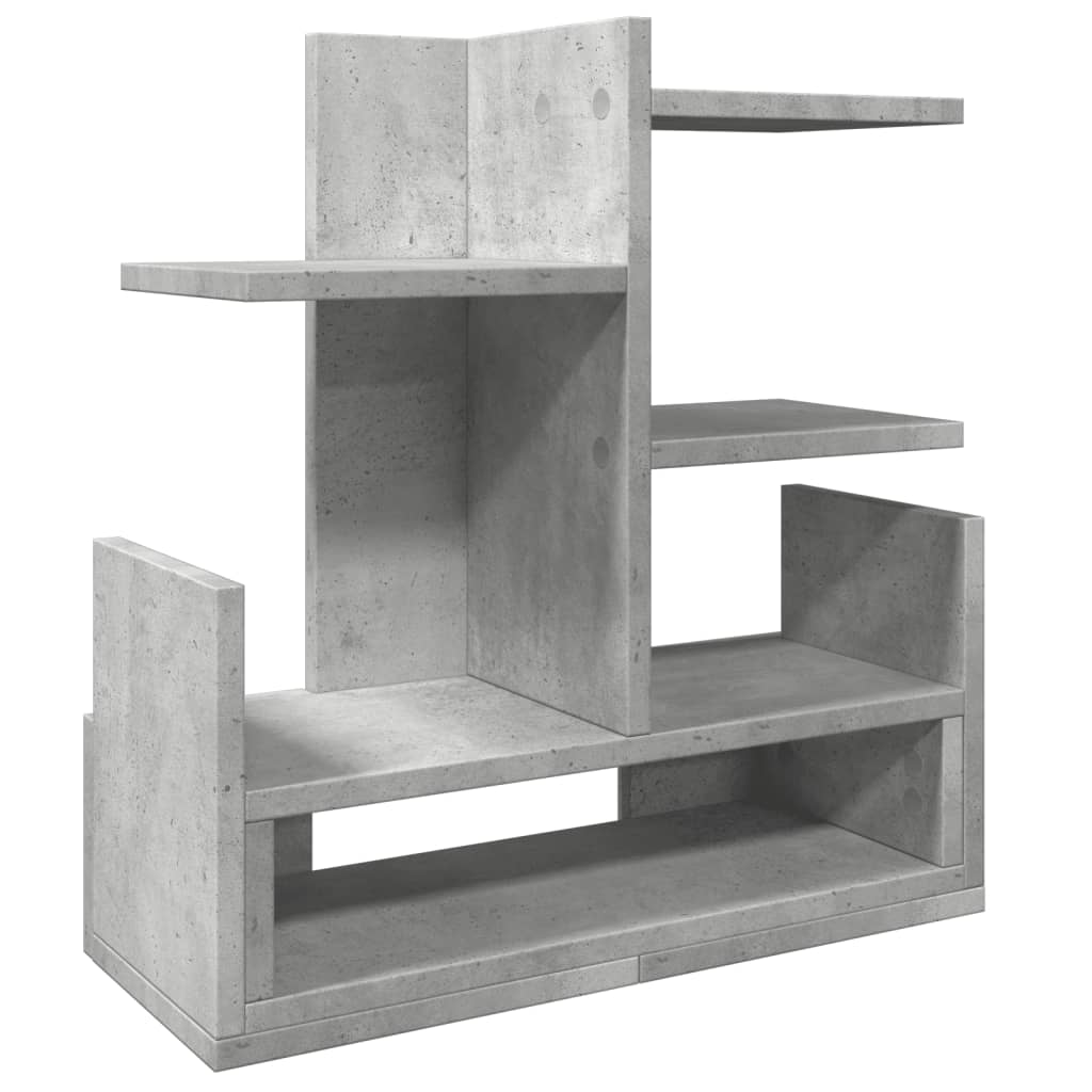 Bureau organiser 49x20x52,5 cm bewerkt hout betongrijs is nu te koop bij PeponiXL, paradijselijk wonen!