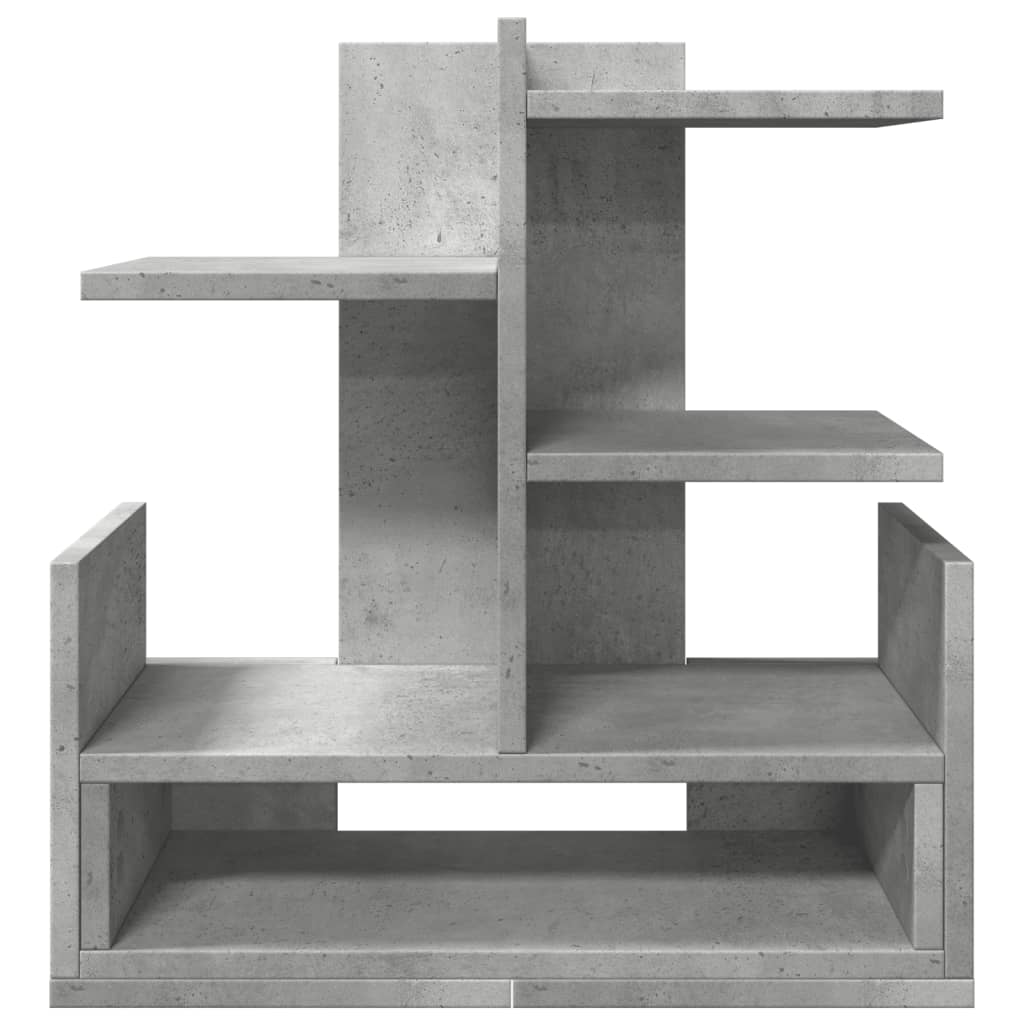 Bureau organiser 49x20x52,5 cm bewerkt hout betongrijs is nu te koop bij PeponiXL, paradijselijk wonen!