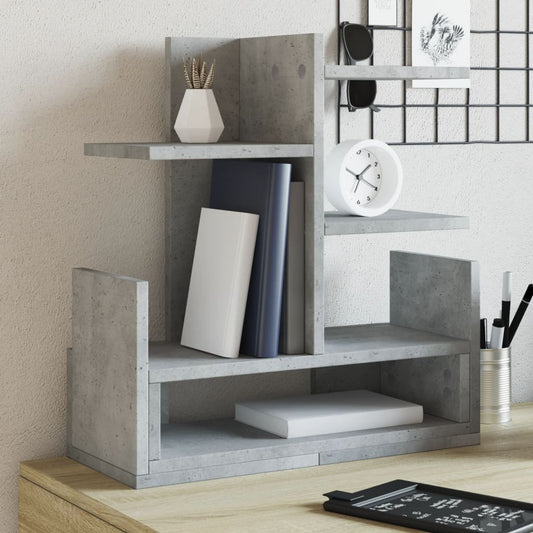 Bureau organiser 49x20x52,5 cm bewerkt hout betongrijs is nu te koop bij PeponiXL, paradijselijk wonen!