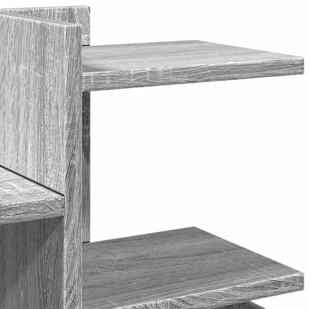 Bureau organiser 49x20x52,5 cm bewerkt hout grijs sonoma eiken is nu te koop bij PeponiXL, paradijselijk wonen!