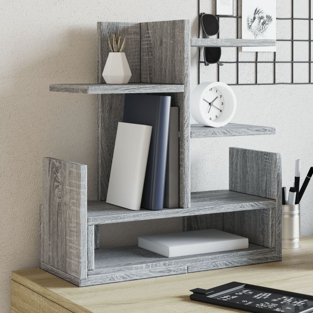 Bureau organiser 49x20x52,5 cm bewerkt hout grijs sonoma eiken is nu te koop bij PeponiXL, paradijselijk wonen!