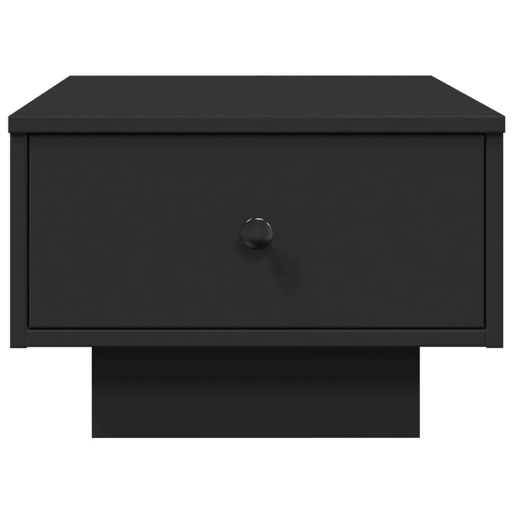 Salontafel 60x45x31 cm bewerkt hout zwart is nu te koop bij PeponiXL, paradijselijk wonen!