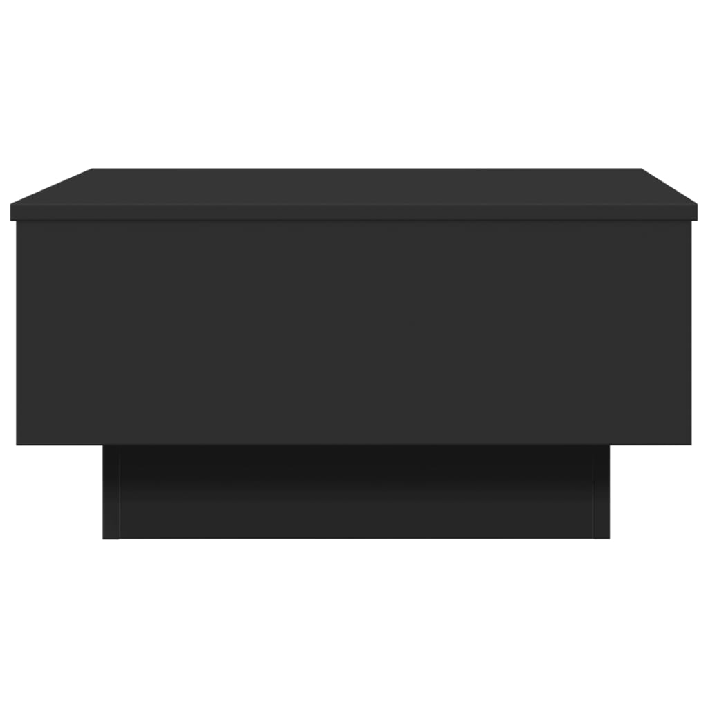 Salontafel 60x45x31 cm bewerkt hout zwart is nu te koop bij PeponiXL, paradijselijk wonen!