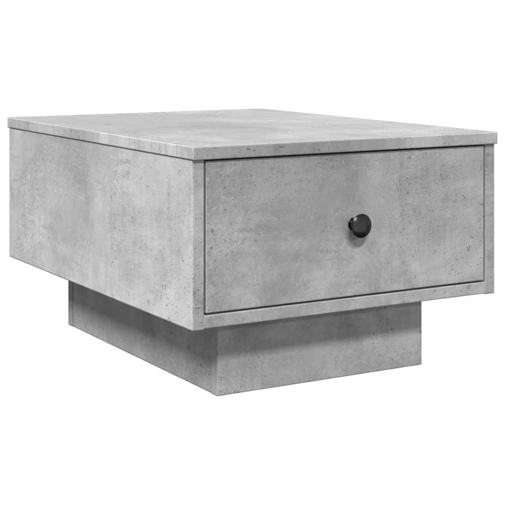 Salontafel 60x45x31 cm bewerkt hout betongrijs is nu te koop bij PeponiXL, paradijselijk wonen!