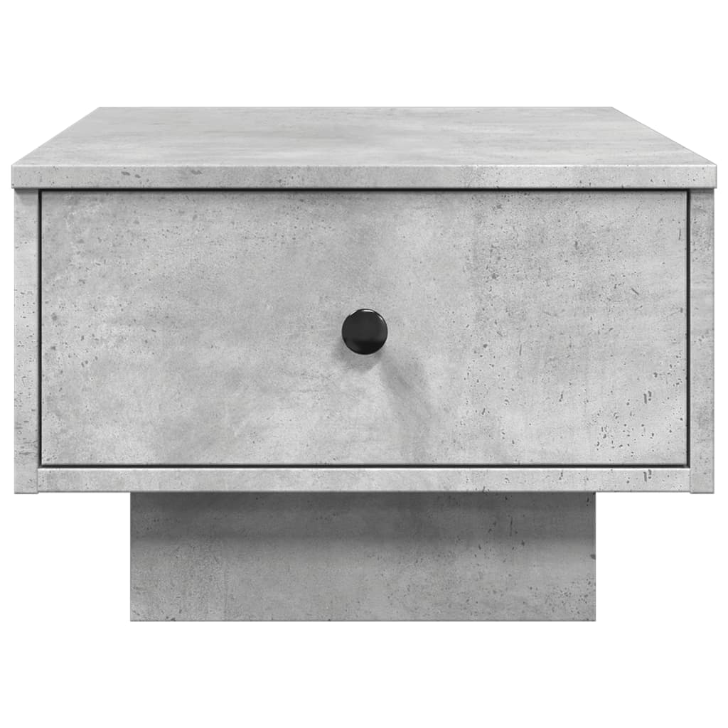 Salontafel 60x45x31 cm bewerkt hout betongrijs is nu te koop bij PeponiXL, paradijselijk wonen!