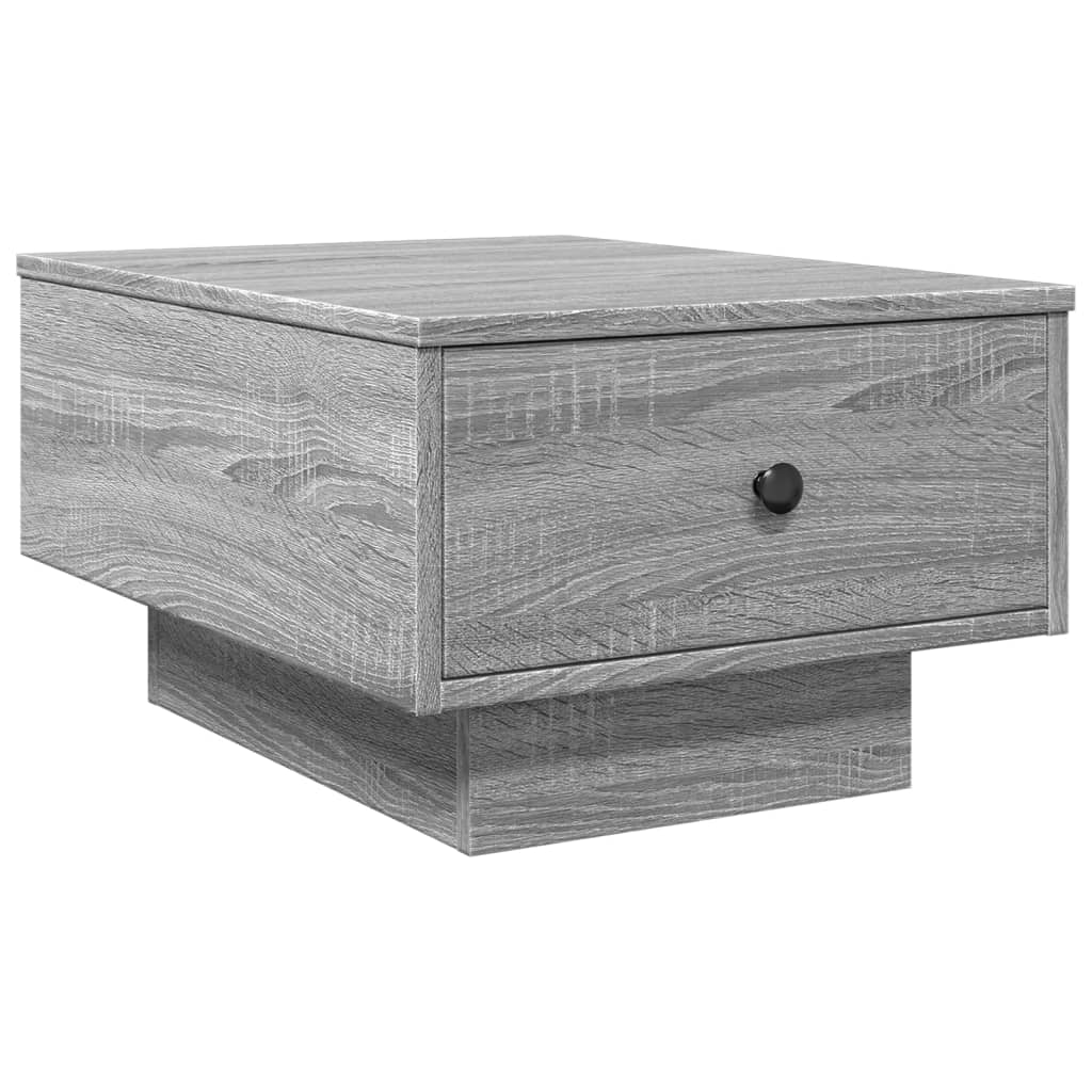Salontafel 60x45x31 cm bewerkt hout grijs sonoma eikenkleurig is nu te koop bij PeponiXL, paradijselijk wonen!