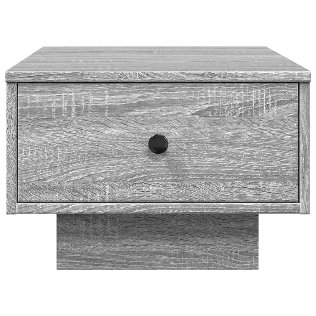 Salontafel 60x45x31 cm bewerkt hout grijs sonoma eikenkleurig is nu te koop bij PeponiXL, paradijselijk wonen!