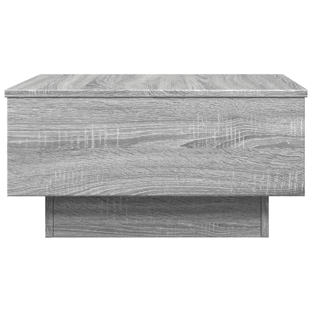 Salontafel 60x45x31 cm bewerkt hout grijs sonoma eikenkleurig is nu te koop bij PeponiXL, paradijselijk wonen!