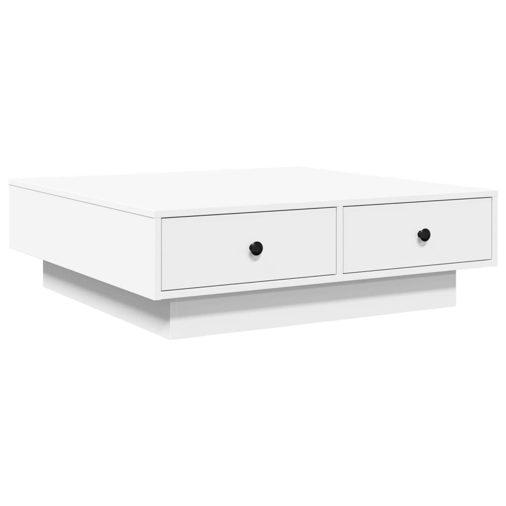 Salontafel 90x90x28 cm spaanplaat wit is nu te koop bij PeponiXL, paradijselijk wonen!