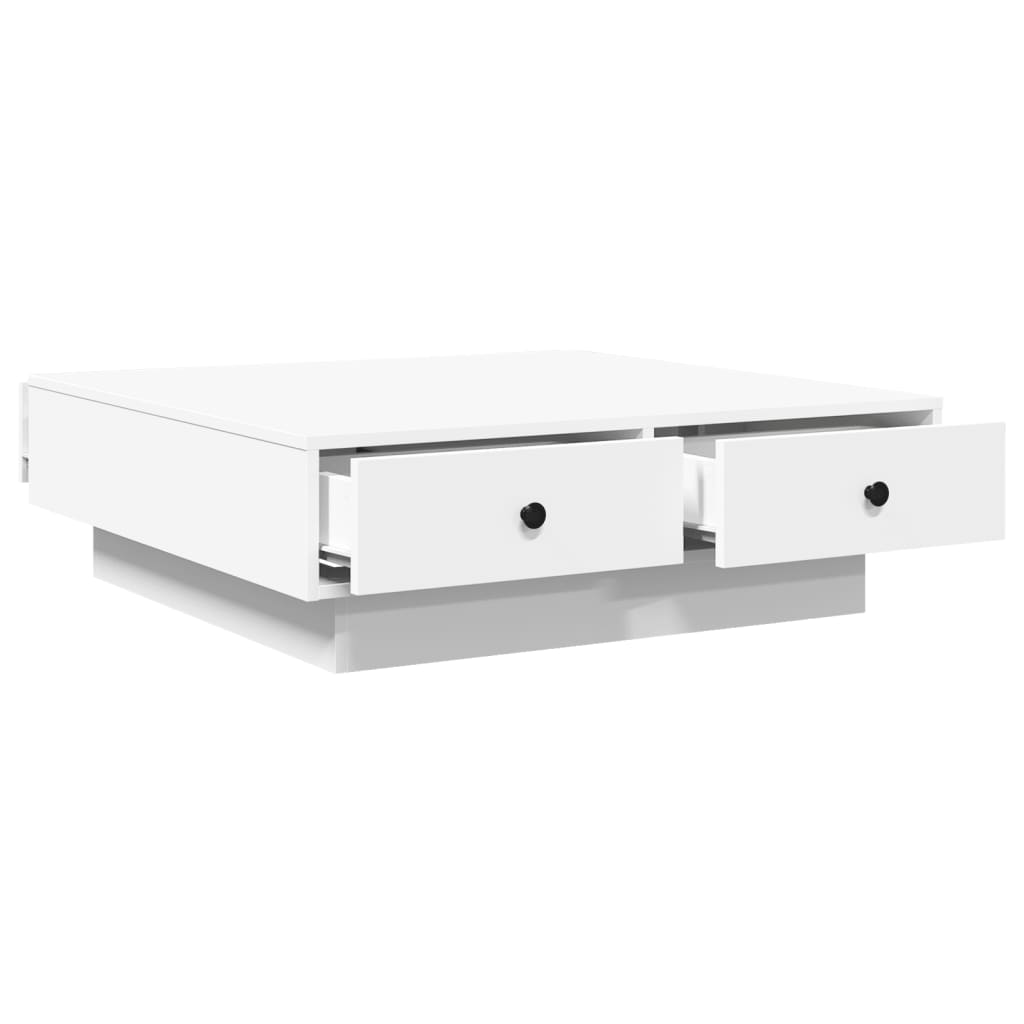 Salontafel 90x90x28 cm spaanplaat wit is nu te koop bij PeponiXL, paradijselijk wonen!