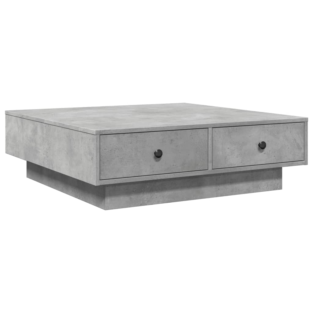 Salontafel 90x90x28 cm spaanplaat betongrijs is nu te koop bij PeponiXL, paradijselijk wonen!