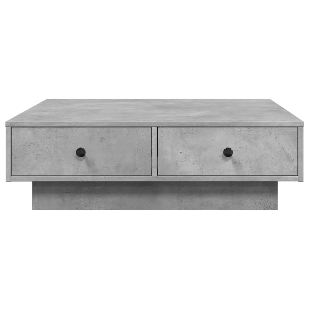 Salontafel 90x90x28 cm spaanplaat betongrijs is nu te koop bij PeponiXL, paradijselijk wonen!