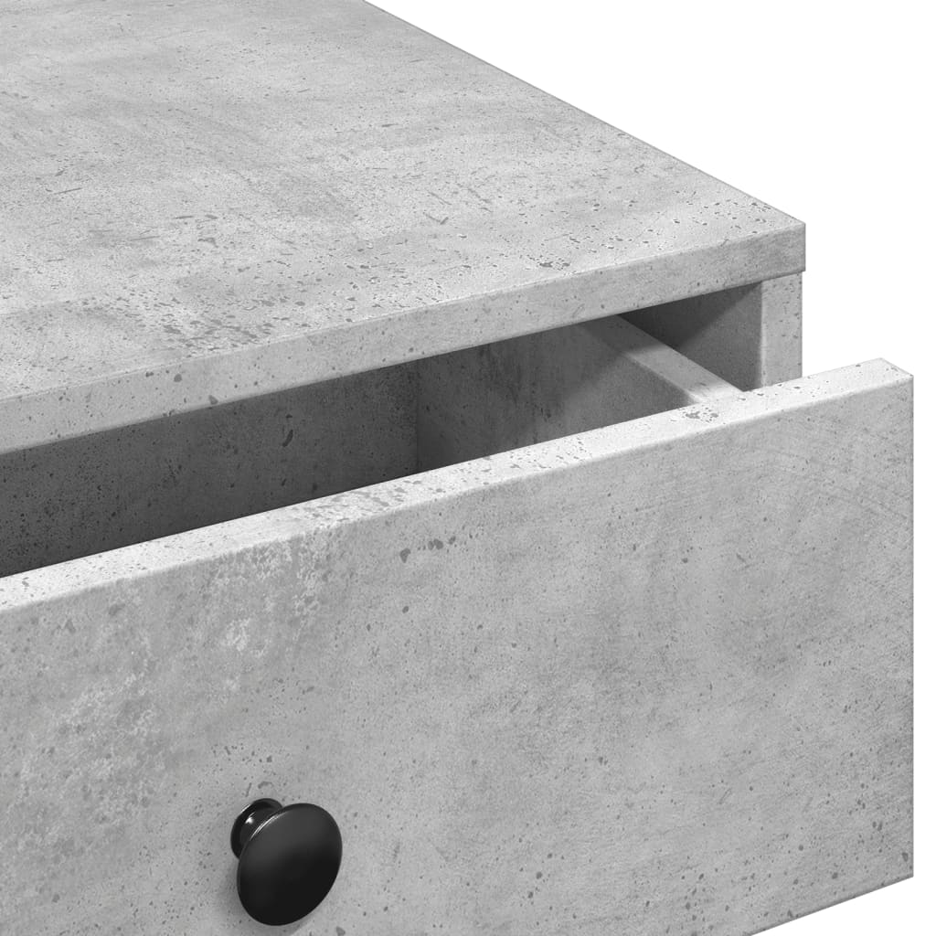 Salontafel 90x90x28 cm spaanplaat betongrijs is nu te koop bij PeponiXL, paradijselijk wonen!