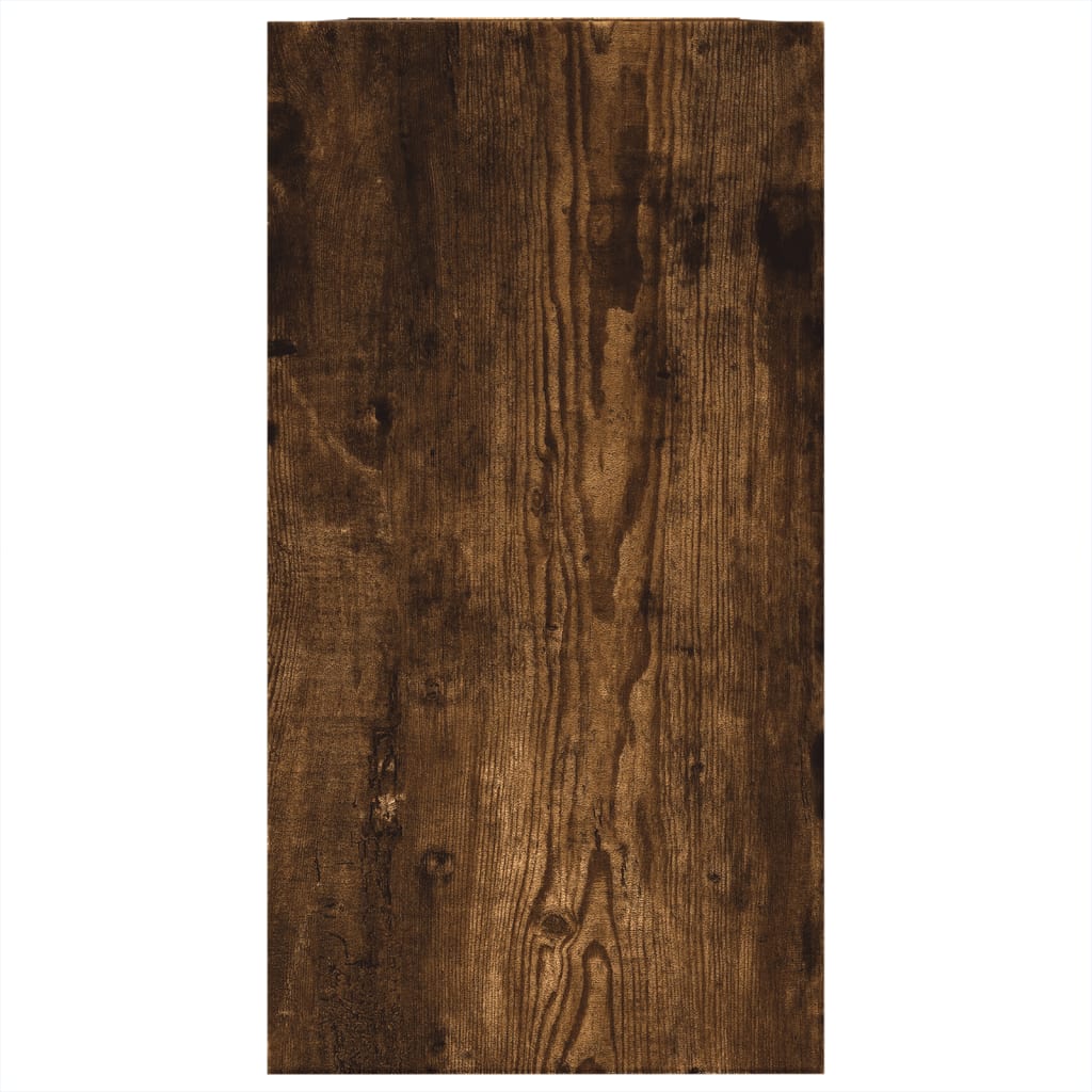 Wastafelkast 63x29x55 cm bewerkt hout gerookt eikenkleurig is nu te koop bij PeponiXL, paradijselijk wonen!