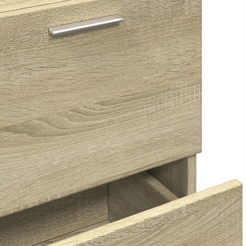 Wastafelkast 40x37x59 cm bewerkt hout sonoma eikenkleurig is nu te koop bij PeponiXL, paradijselijk wonen!