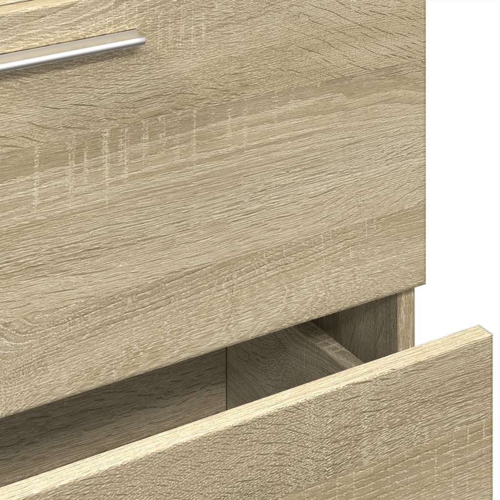 Wastafelkast 59x37x59 cm bewerkt hout sonoma eikenkleurig is nu te koop bij PeponiXL, paradijselijk wonen!