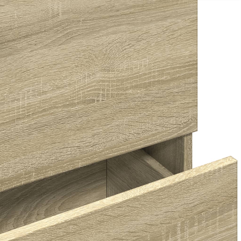 Wastafelkast 78x37x59 cm bewerkt hout sonoma eikenkleurig is nu te koop bij PeponiXL, paradijselijk wonen!