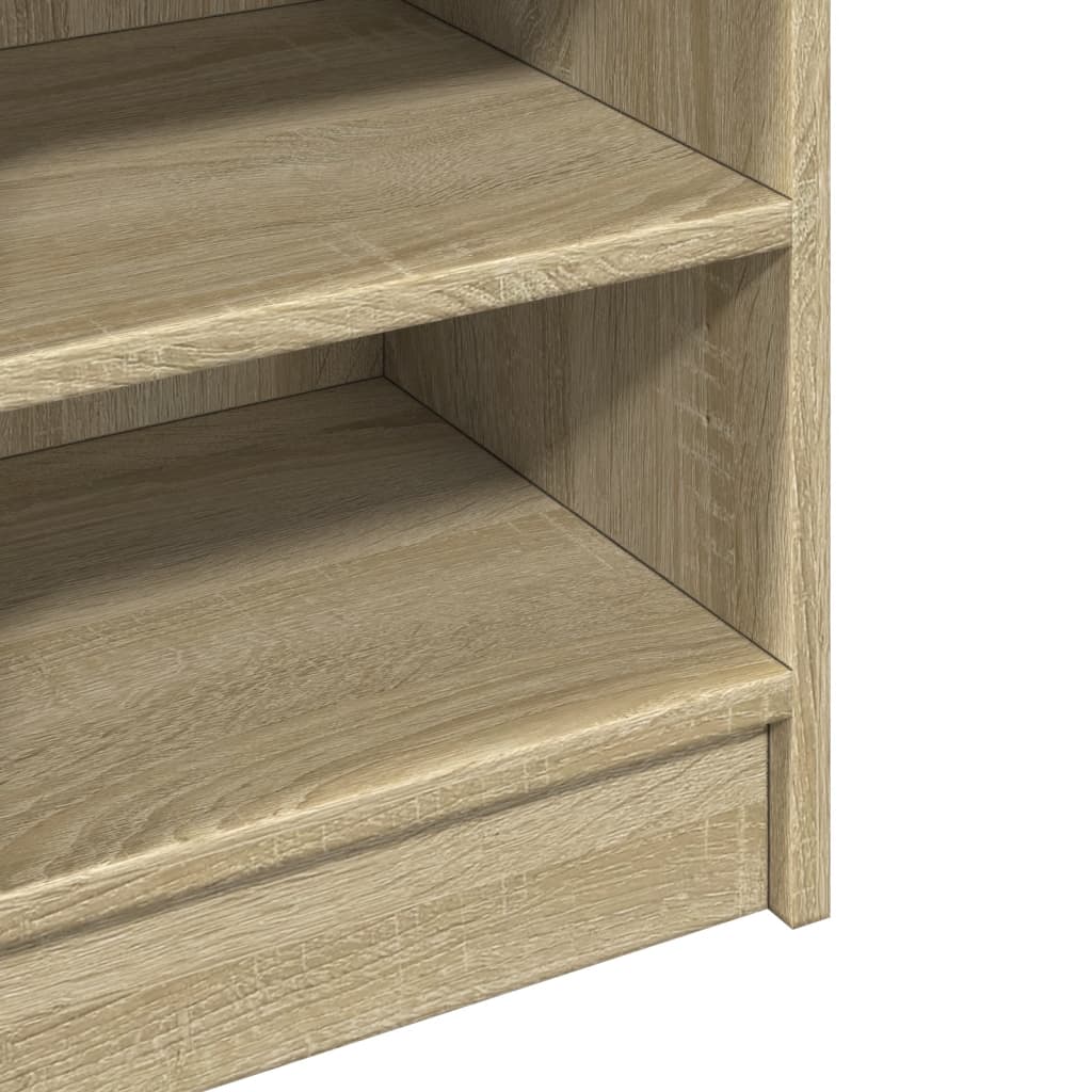 Wastafelkast 90x29x55 cm bewerkt hout sonoma eikenkleurig is nu te koop bij PeponiXL, paradijselijk wonen!