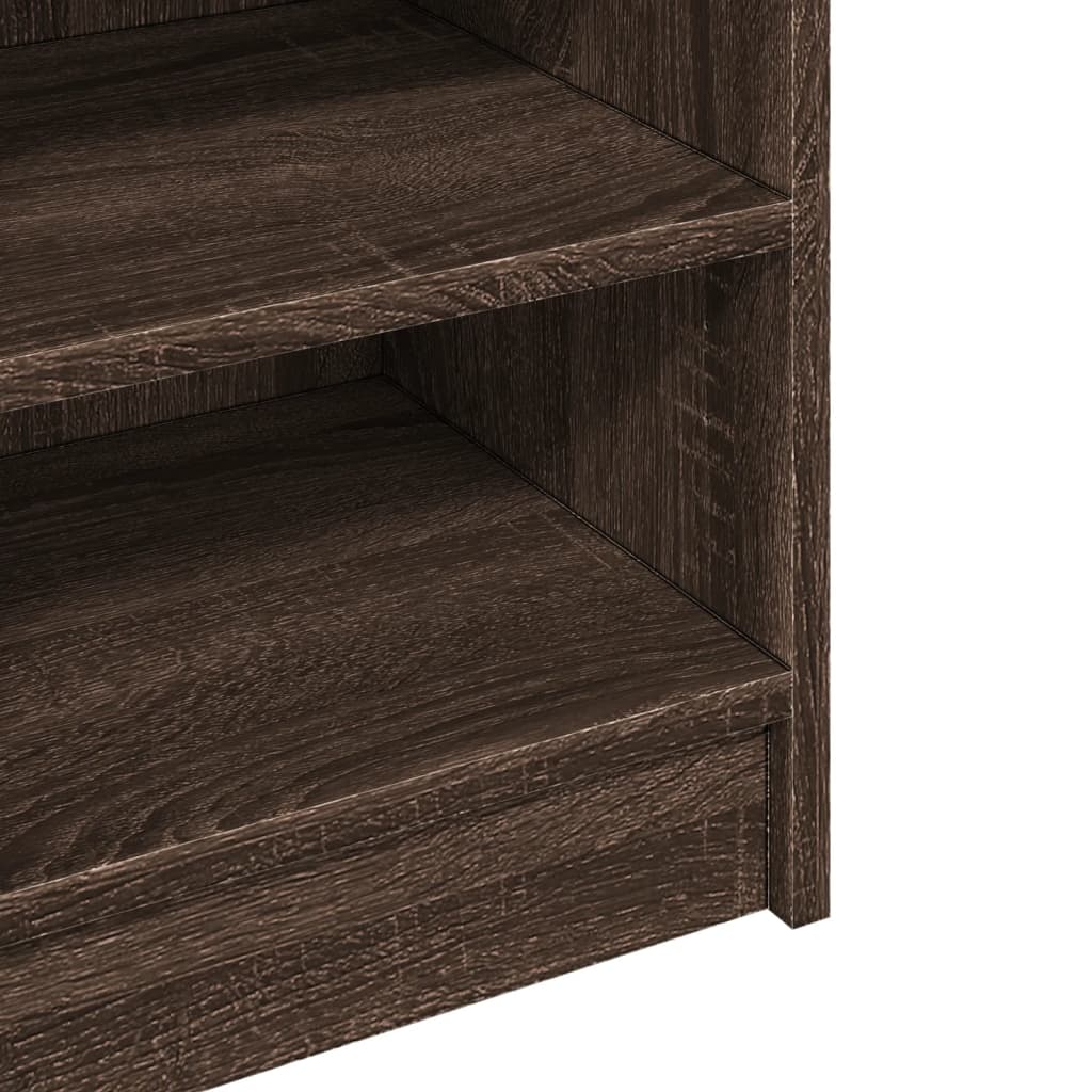 Wastafelkast 90x29x55 cm bewerkt hout bruin eikenkleurig is nu te koop bij PeponiXL, paradijselijk wonen!