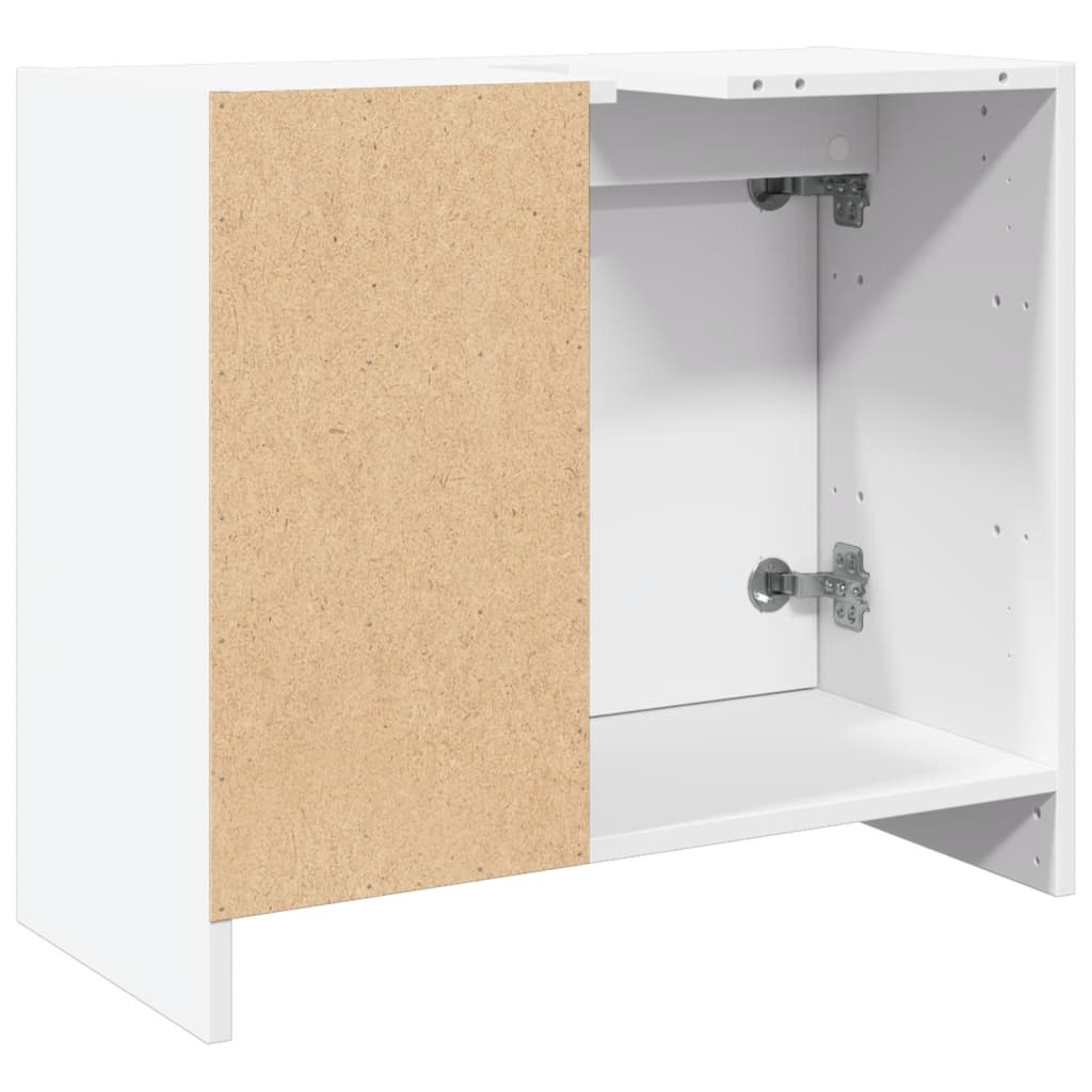 Wastafelkast 63x29x55 cm bewerkt hout wit is nu te koop bij PeponiXL, paradijselijk wonen!