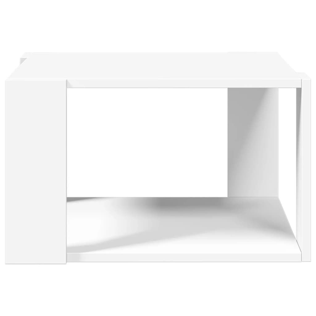 Salontafel Wit 51,5x51,5x30 cm Bewerkt Hout is nu te koop bij PeponiXL, paradijselijk wonen!