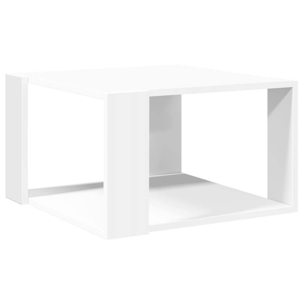 Salontafel Wit 51,5x51,5x30 cm Bewerkt Hout is nu te koop bij PeponiXL, paradijselijk wonen!