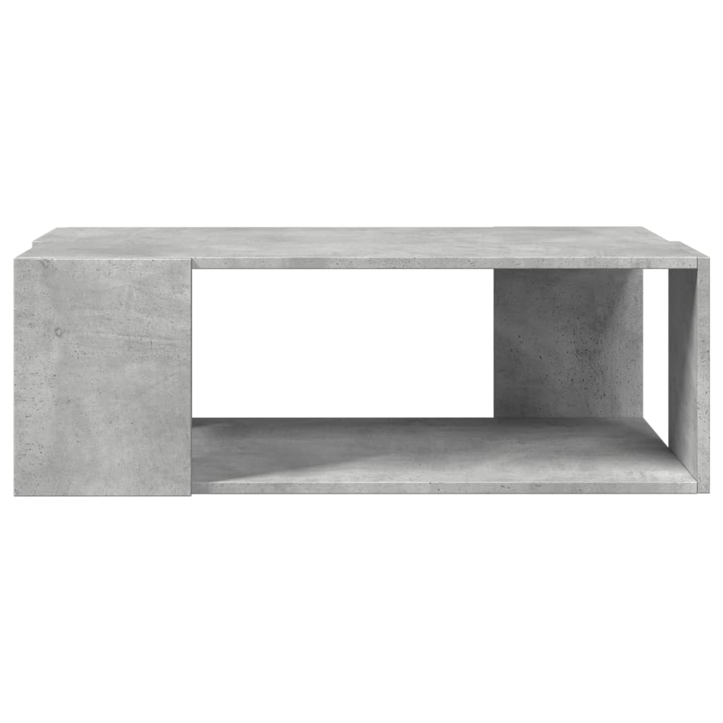 Salontafel 89,5x48x30 cm bewerkt hout betongrijs is nu te koop bij PeponiXL, paradijselijk wonen!