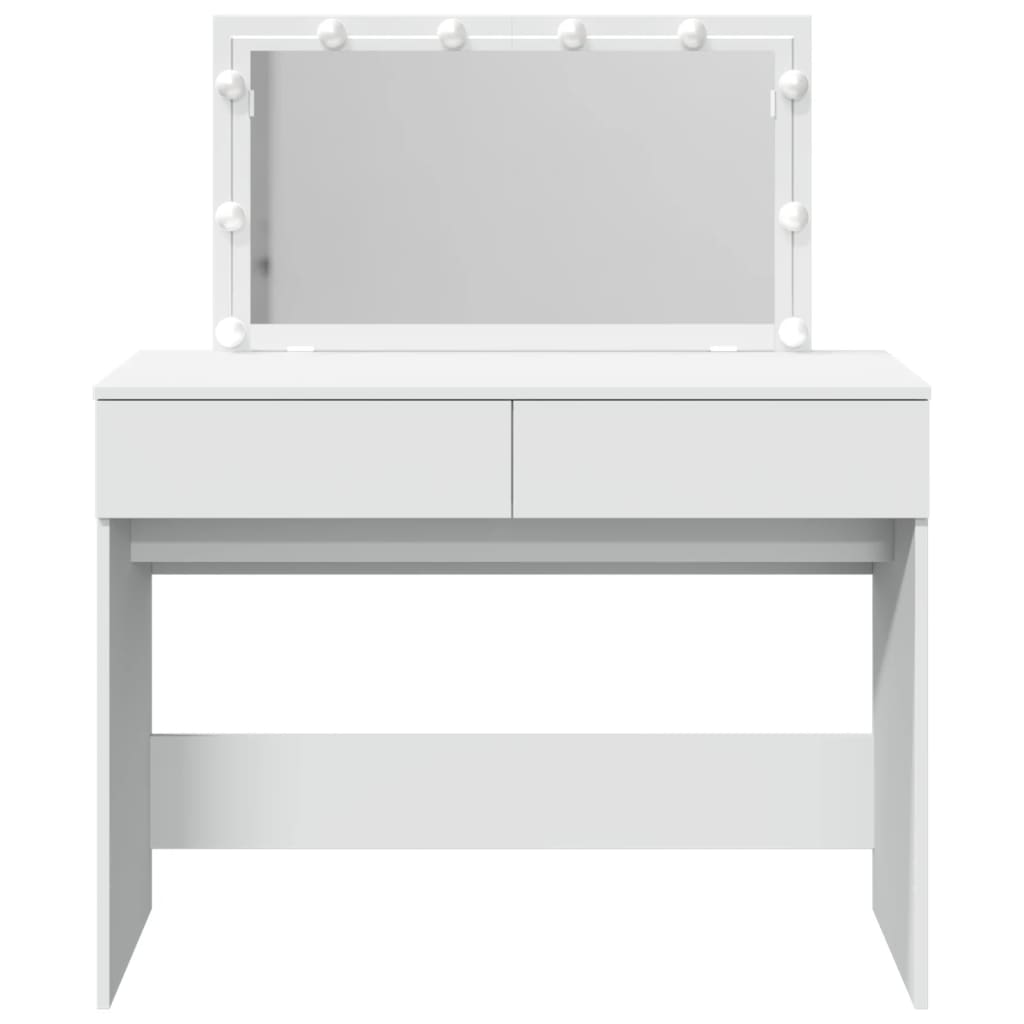 Kaptafel met LED-verlichting 100x40x120 cm wit is nu te koop bij PeponiXL, paradijselijk wonen!