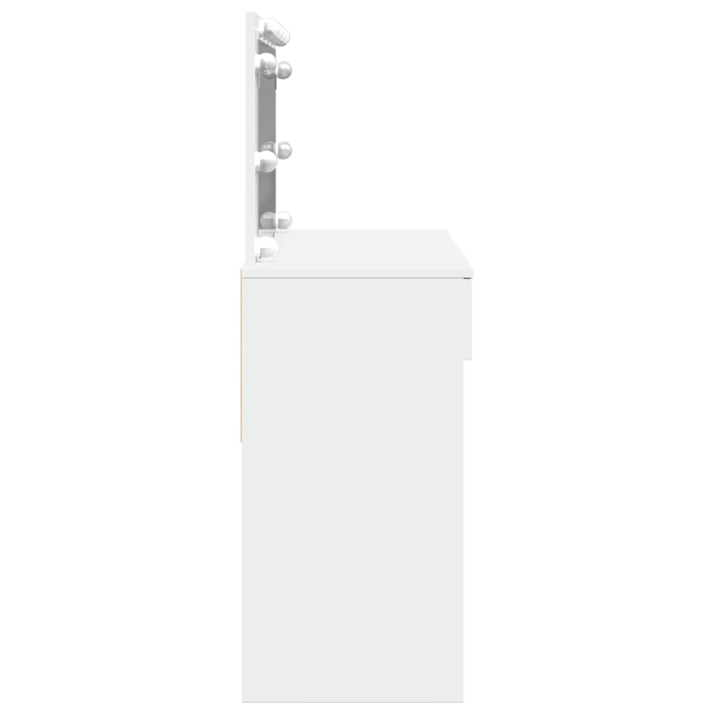 Kaptafel met LED-verlichting 100x40x120 cm wit is nu te koop bij PeponiXL, paradijselijk wonen!