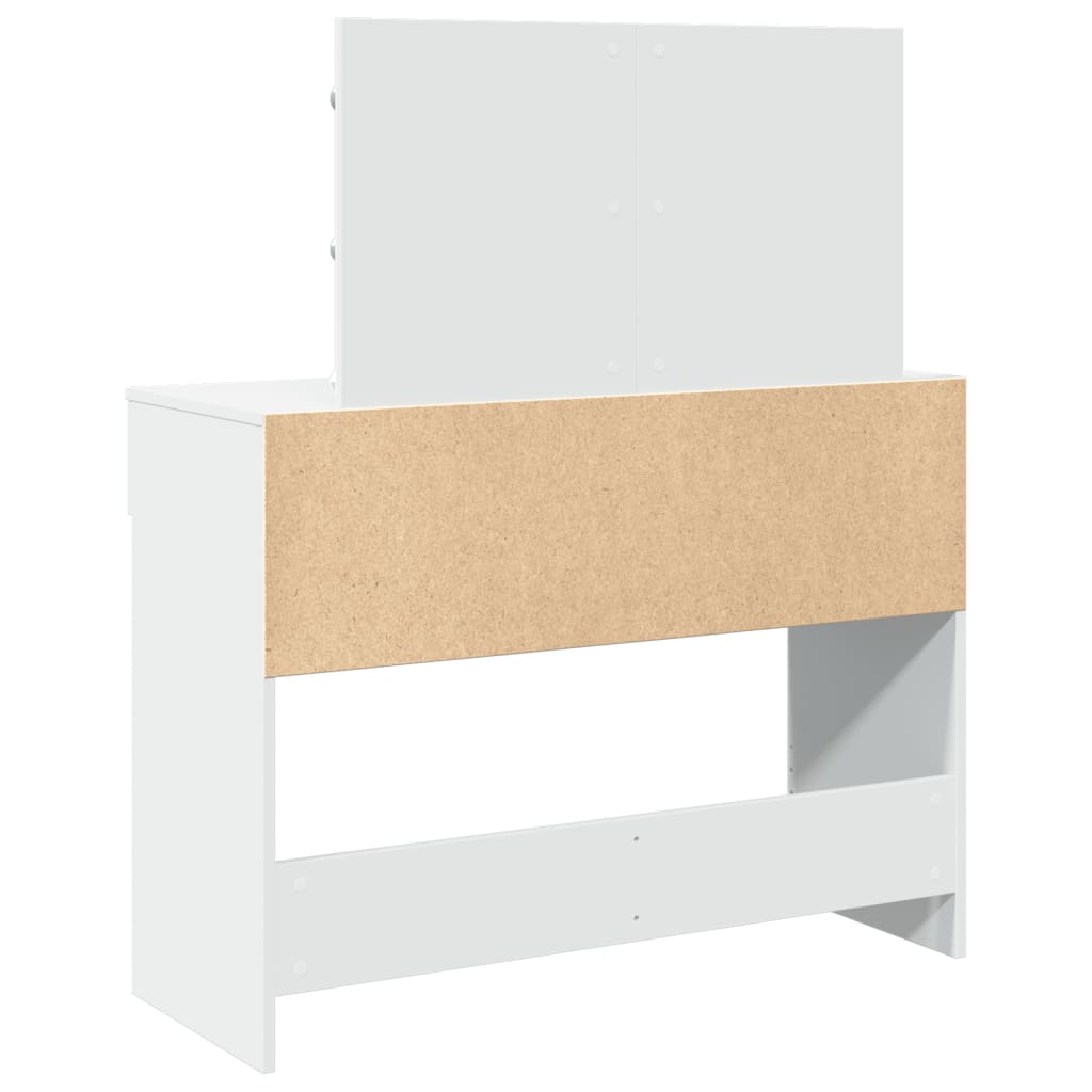 Kaptafel met LED-verlichting 100x40x120 cm wit is nu te koop bij PeponiXL, paradijselijk wonen!