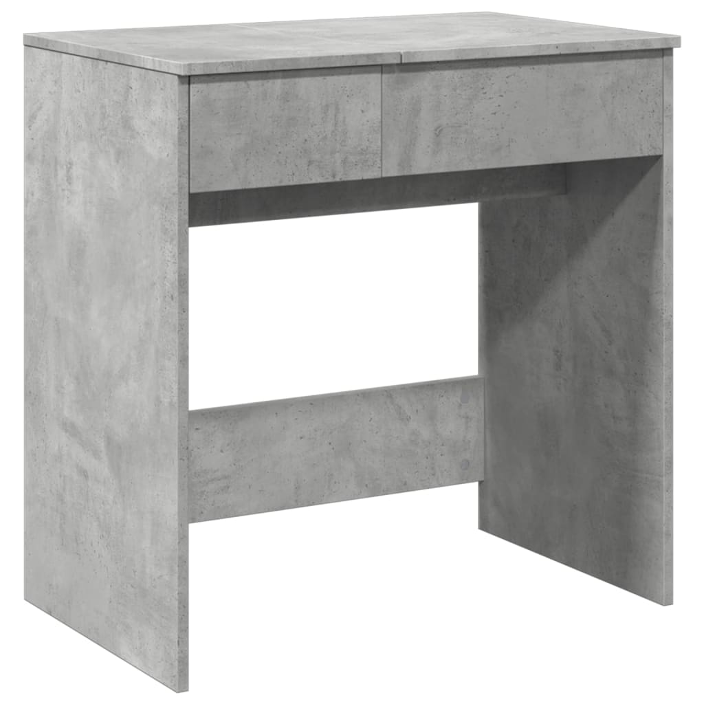 Kaptafel met spiegel 73x46,5x120 cm betongrijs is nu te koop bij PeponiXL, paradijselijk wonen!
