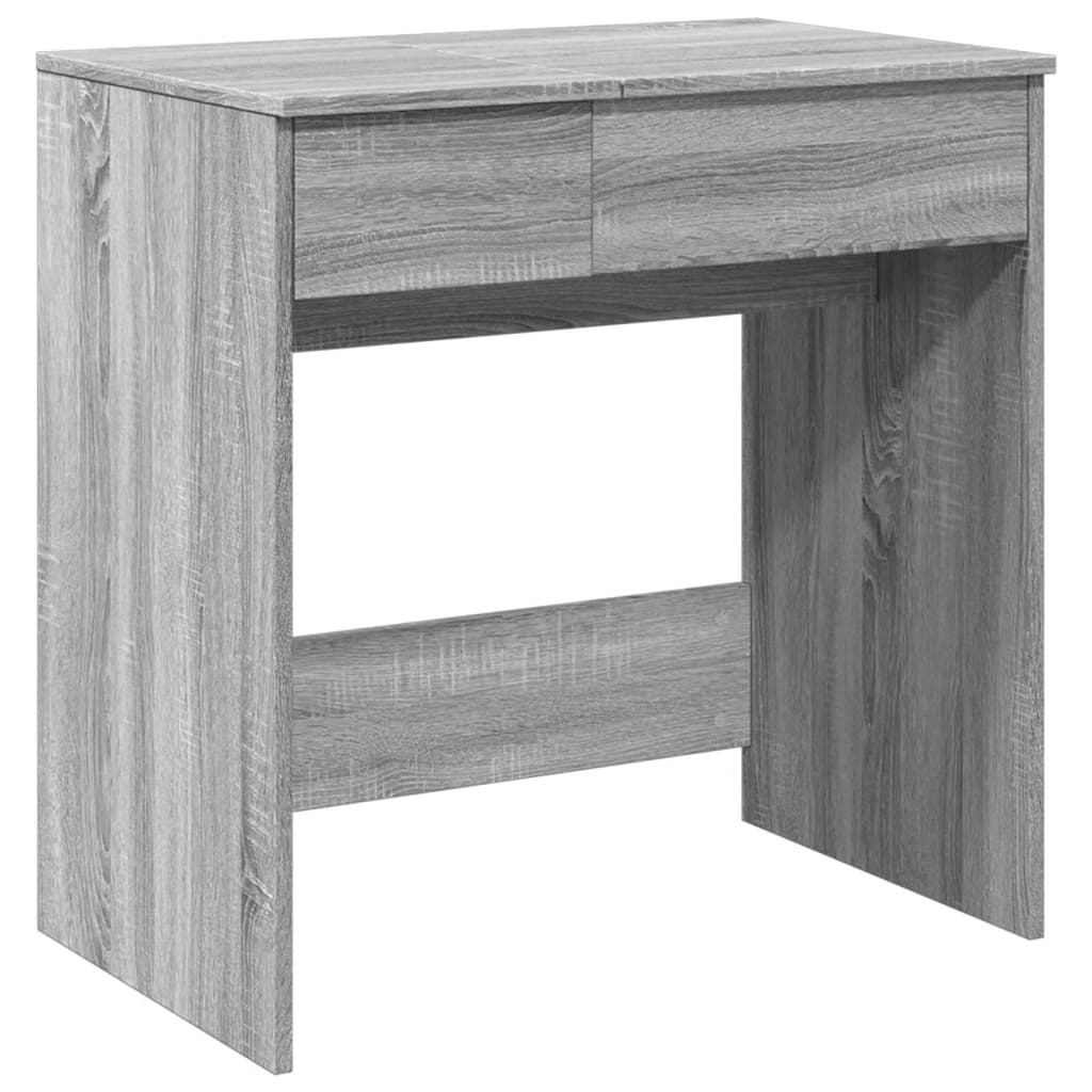 Kaptafel met spiegel 73x46,5x120 cm grijs sonoma is nu te koop bij PeponiXL, paradijselijk wonen!