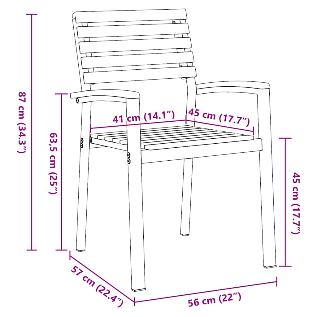 Tuin eettafelset 7 pcs Grijs Massief Acaciahout is nu te koop bij PeponiXL, paradijselijk wonen!