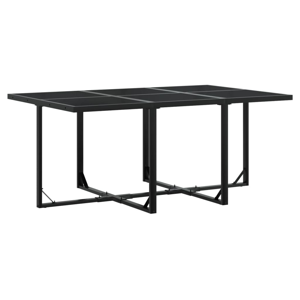 7-delige Tuinset met kussens poly rattan zwart is nu te koop bij PeponiXL, paradijselijk wonen!