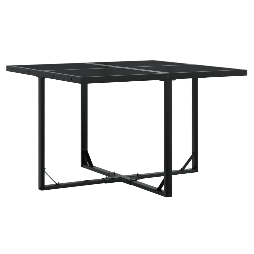 9-delige Tuinset poly rattan zwart is nu te koop bij PeponiXL, paradijselijk wonen!