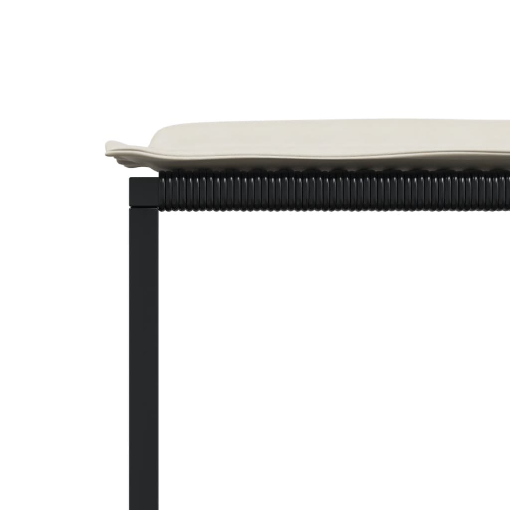 11-delige Tuinset met kussens poly rattan zwart is nu te koop bij PeponiXL, paradijselijk wonen!