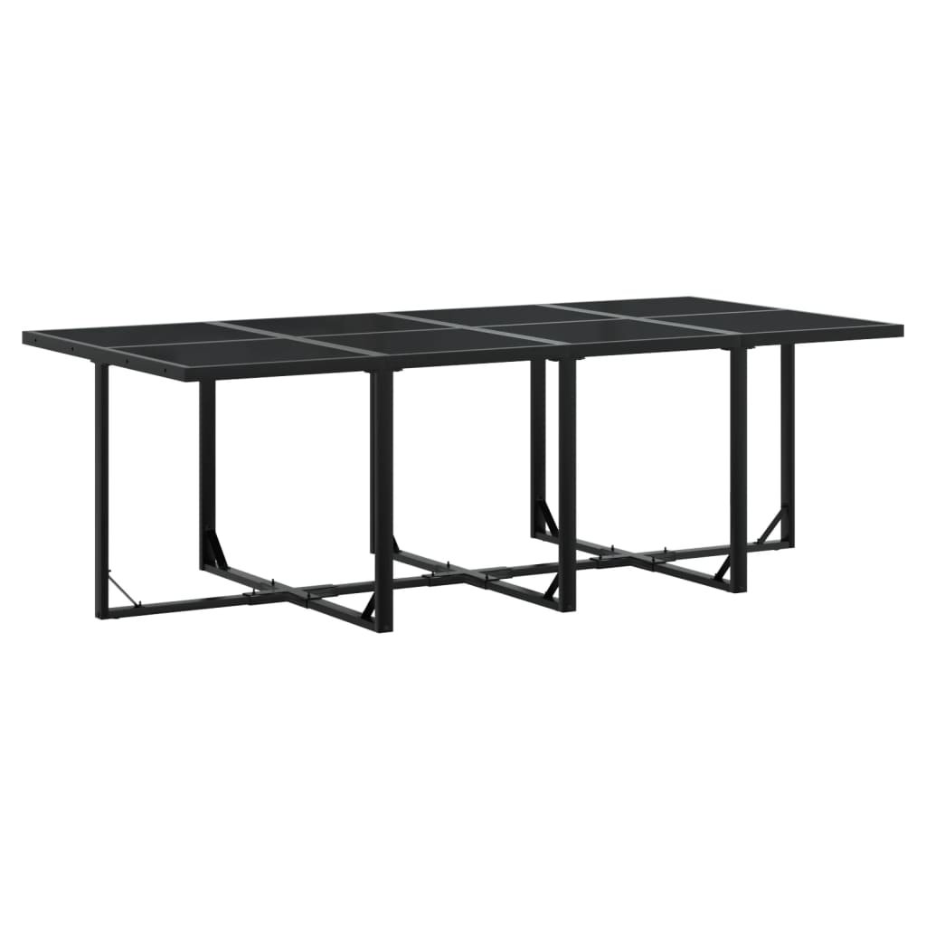 13-delige Tuinset met kussens poly rattan zwart is nu te koop bij PeponiXL, paradijselijk wonen!