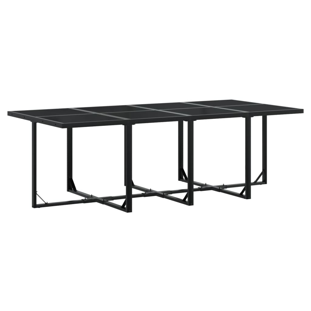 9-delige Tuinset poly rattan zwart is nu te koop bij PeponiXL, paradijselijk wonen!