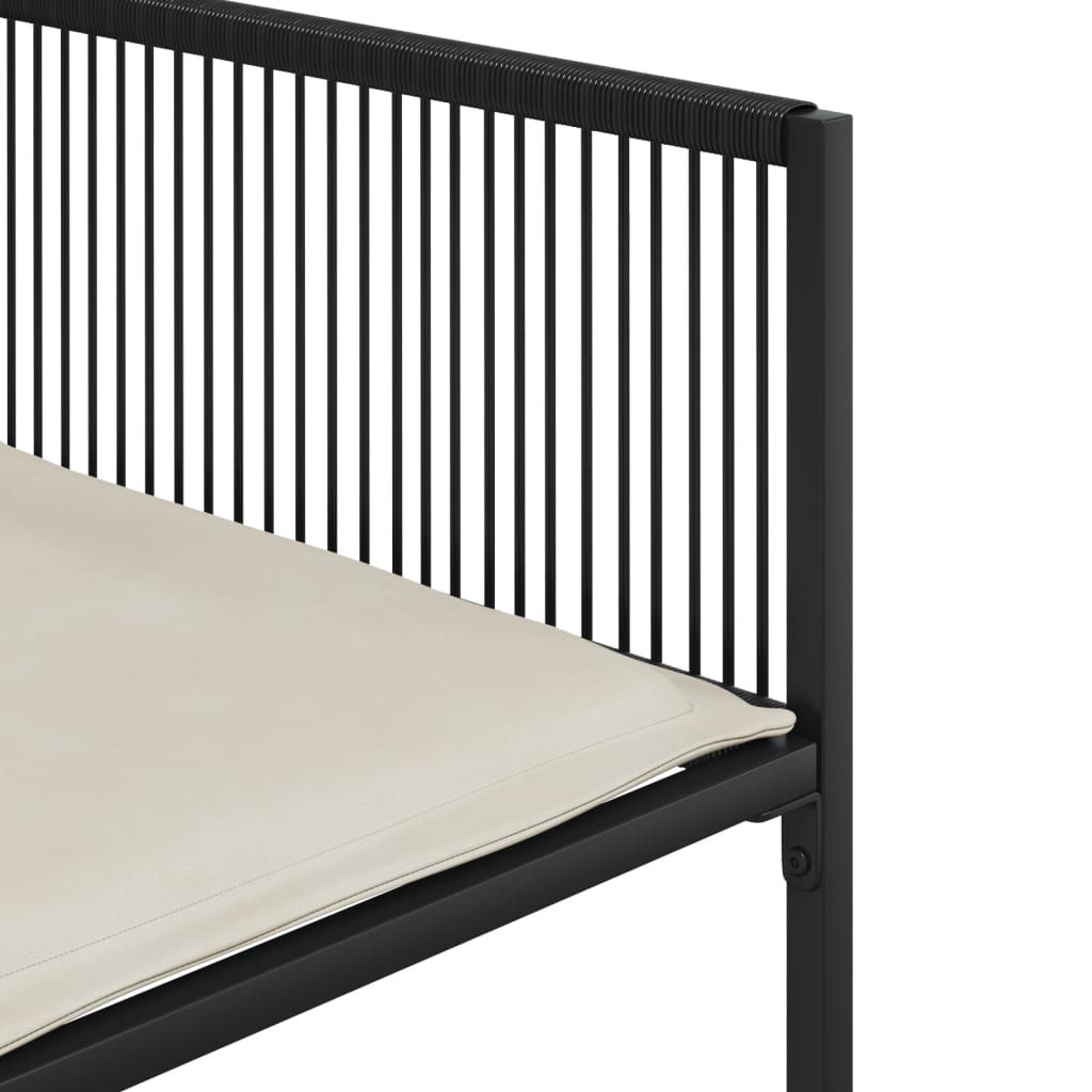 9-delige Tuinset poly rattan zwart is nu te koop bij PeponiXL, paradijselijk wonen!