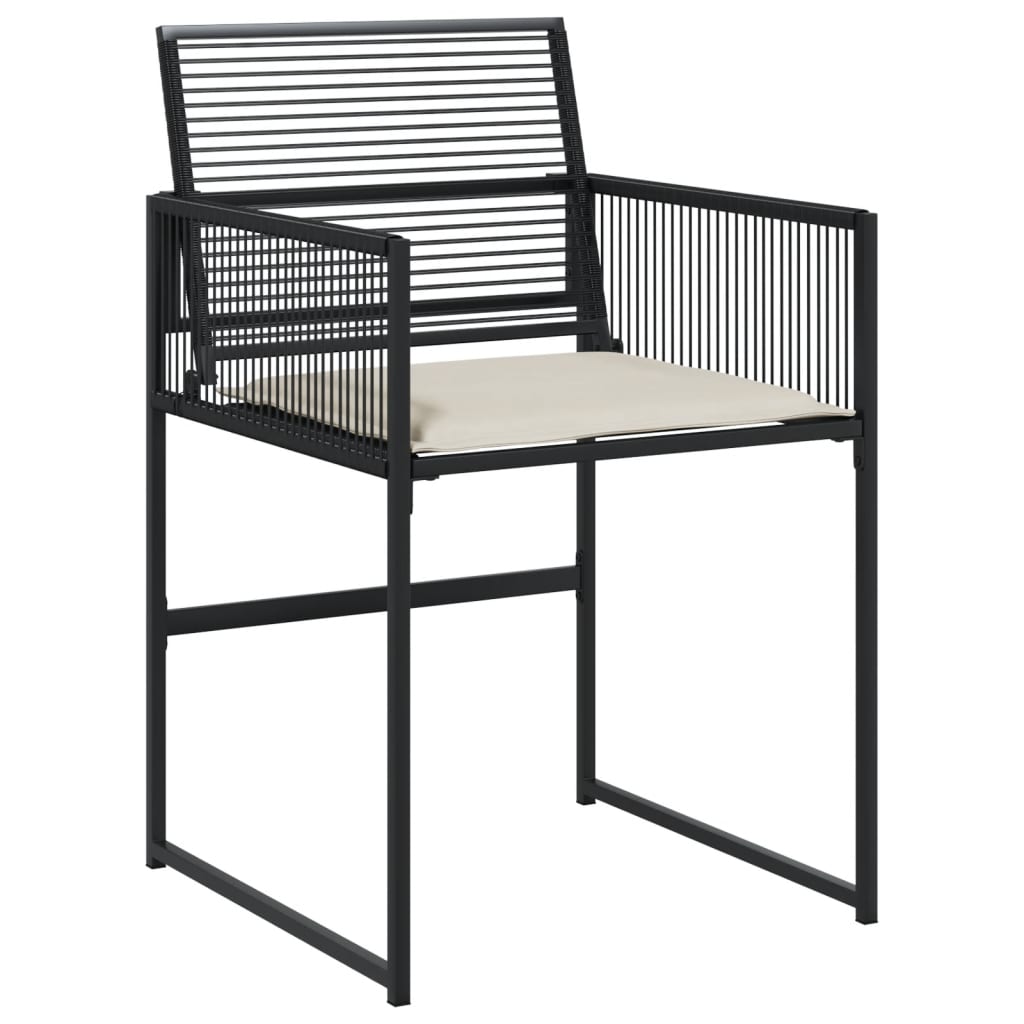 11-delige Tuinset met kussens poly rattan zwart is nu te koop bij PeponiXL, paradijselijk wonen!