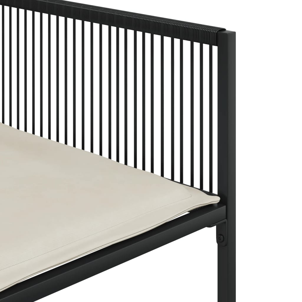 13-delige Tuinset met kussens poly rattan zwart is nu te koop bij PeponiXL, paradijselijk wonen!