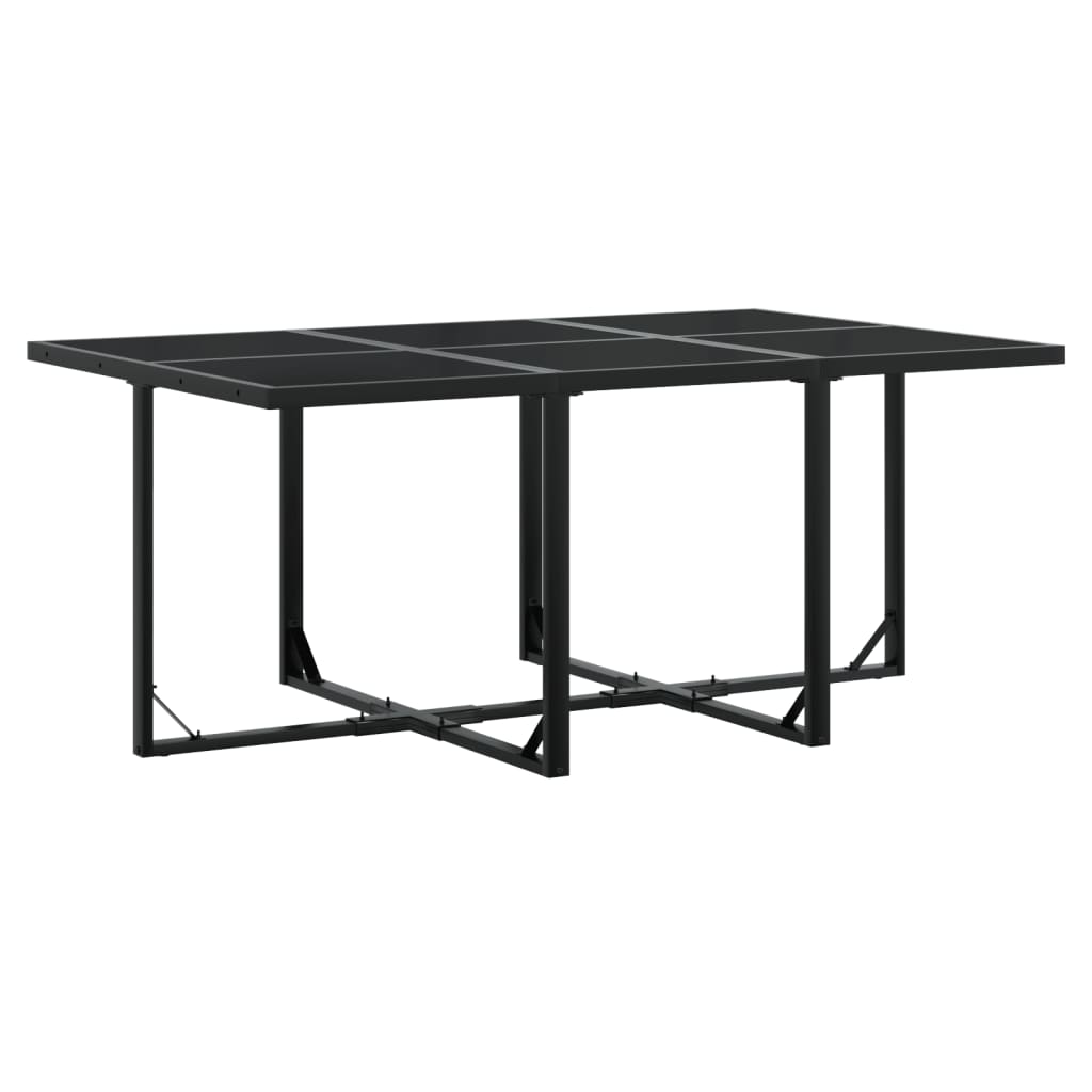 11-delige Tuinset met kussens poly rattan zwart is nu te koop bij PeponiXL, paradijselijk wonen!