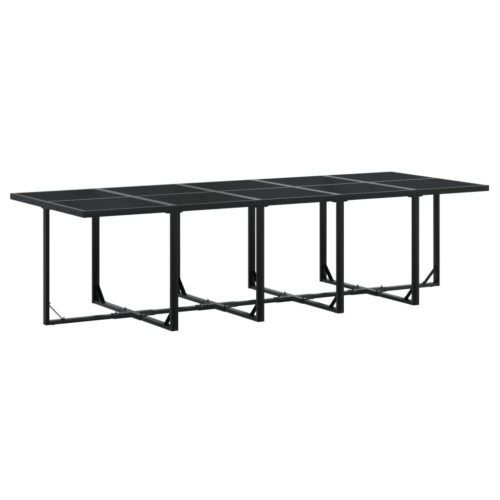 15-delige Tuinset met kussens poly rattan zwart is nu te koop bij PeponiXL, paradijselijk wonen!