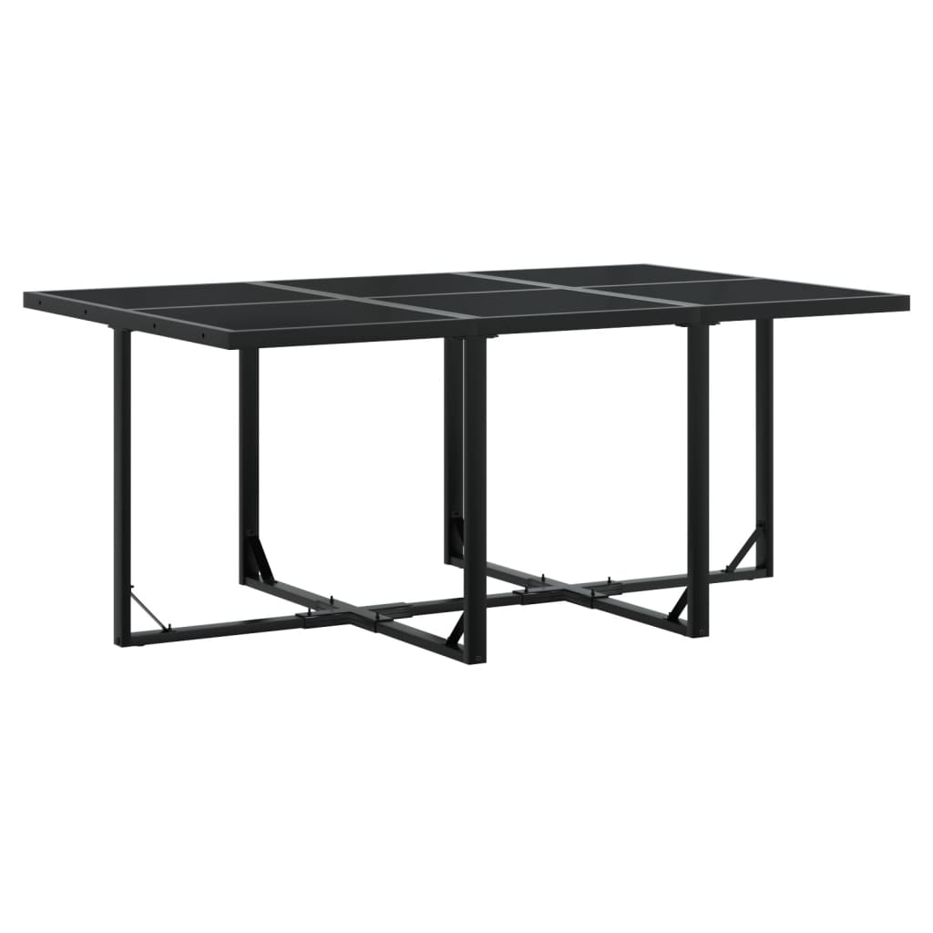 7-delige Tuinset poly rattan zwart is nu te koop bij PeponiXL, paradijselijk wonen!
