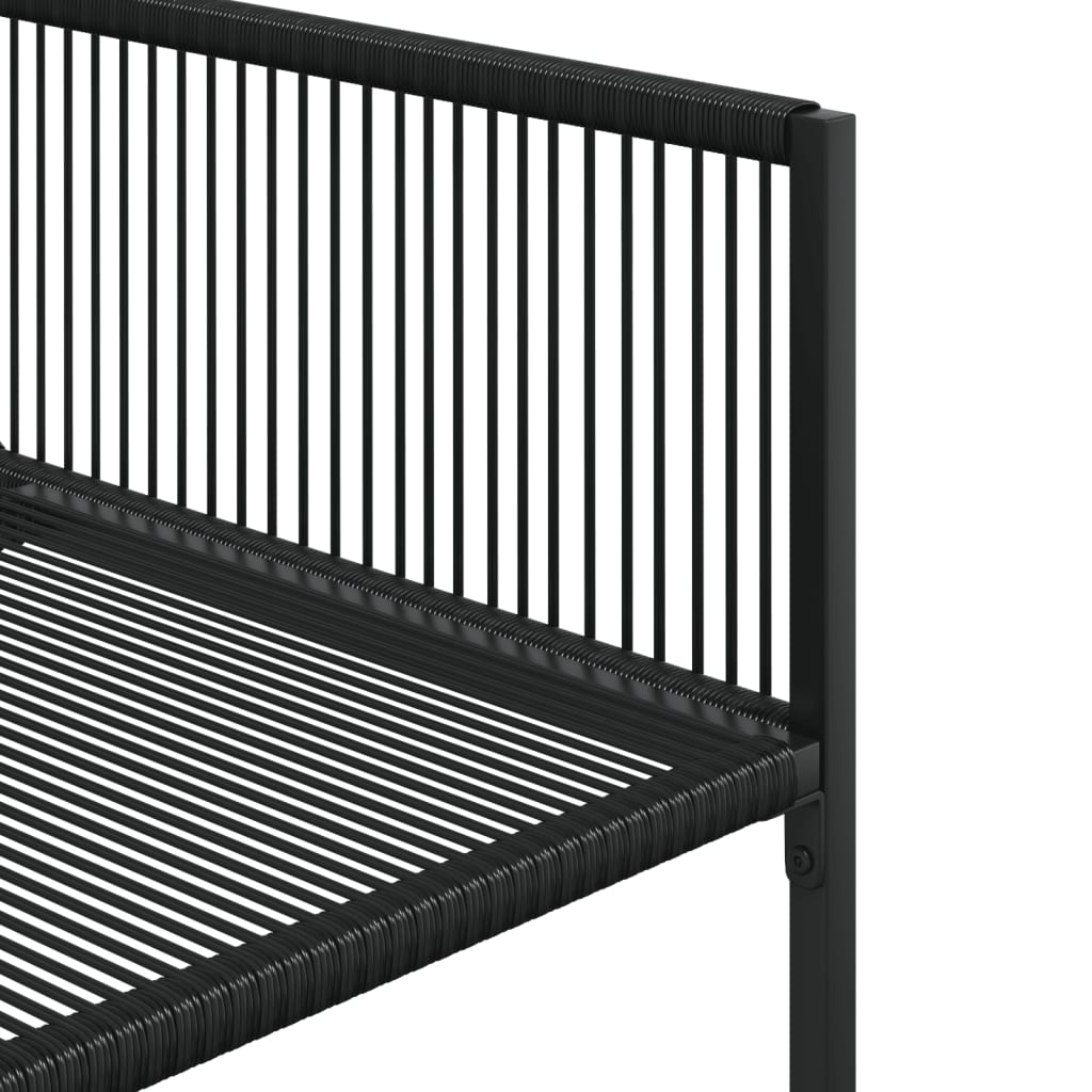 11-delige Tuinset poly rattan zwart is nu te koop bij PeponiXL, paradijselijk wonen!
