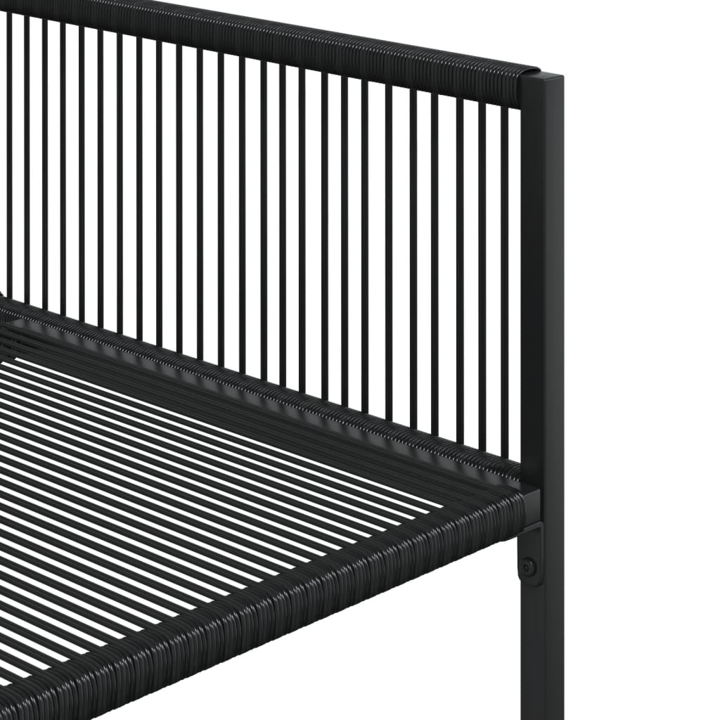 11-delige Tuinset poly rattan zwart is nu te koop bij PeponiXL, paradijselijk wonen!