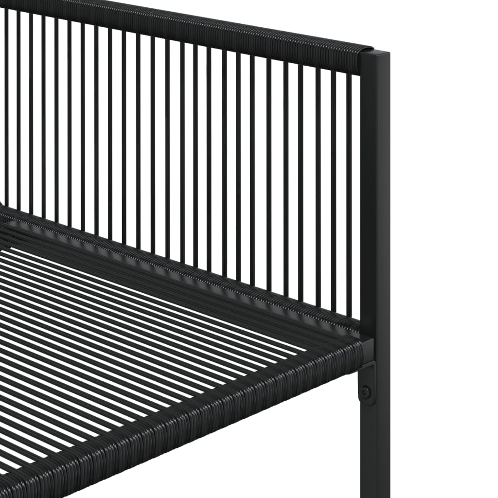 9-delige Tuinset poly rattan zwart is nu te koop bij PeponiXL, paradijselijk wonen!